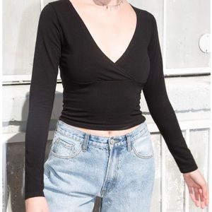 Brandy Melville black Amara top